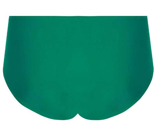 Zelené plavky pro plnoštíhlé
